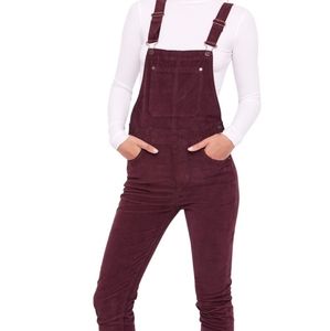 Free People corduroy overalls